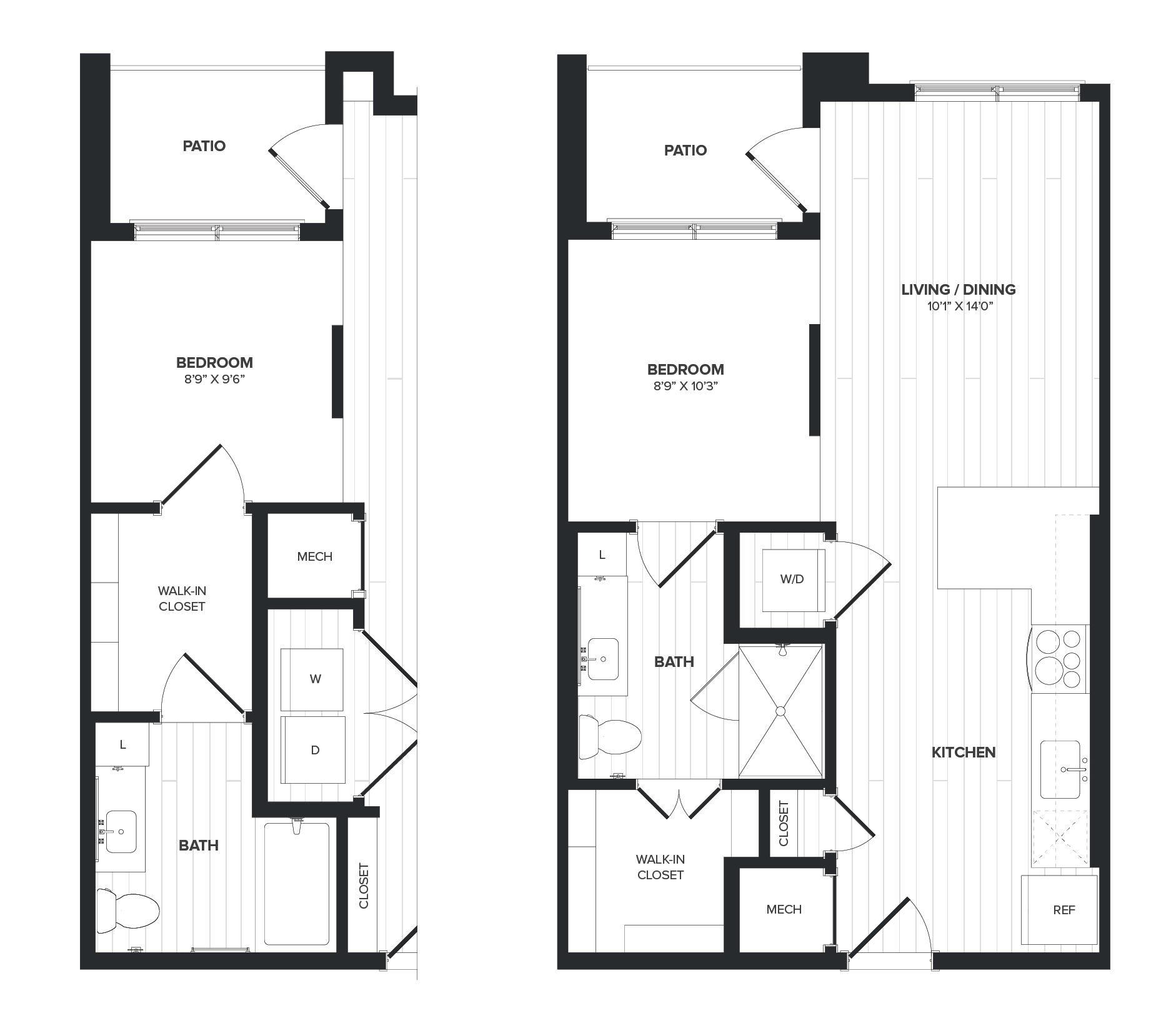 Floor Plan Image of Apartment Apt 10-107